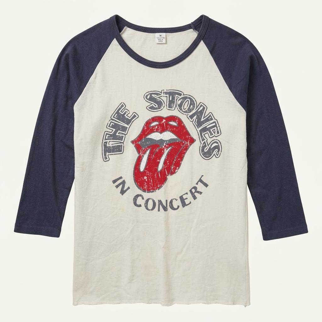 VTG LIPS RAGLAN T 1