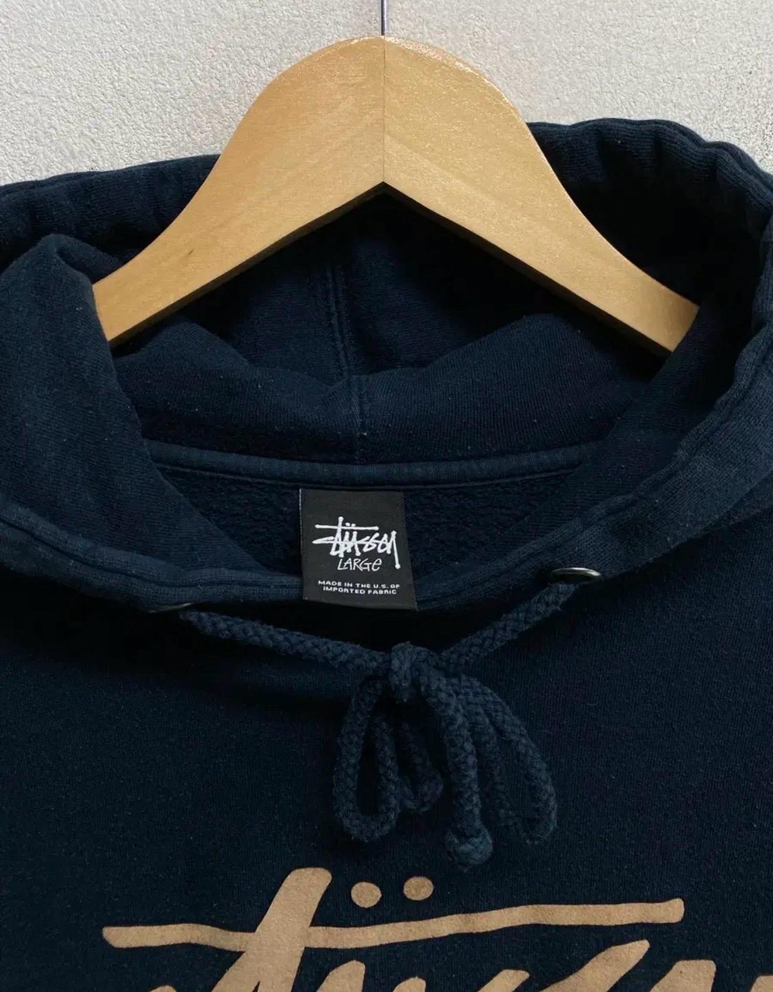 스투시 Stussy 빅로고 스웻 후드 L 5