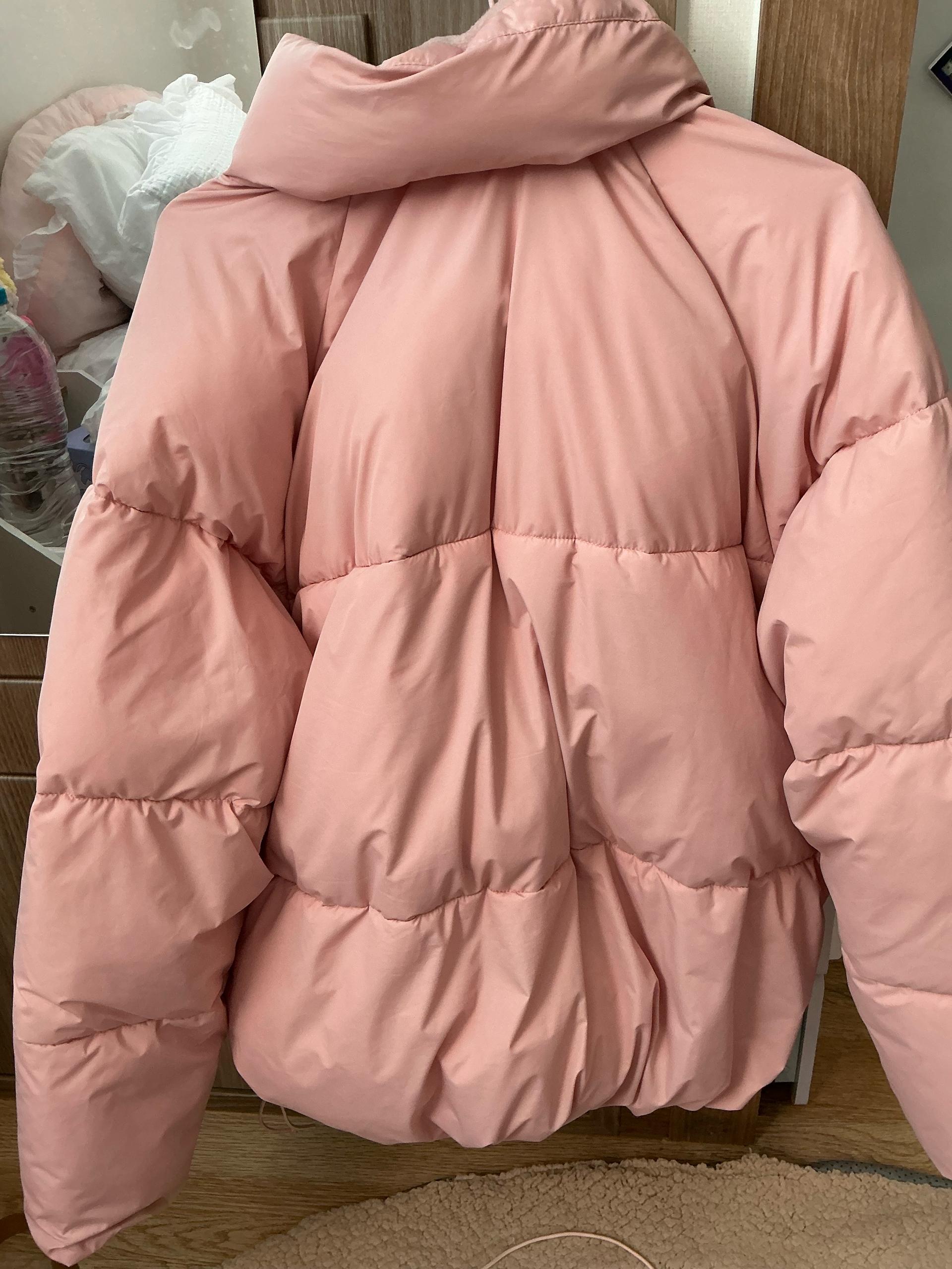 스파오 핑크 패딩 2