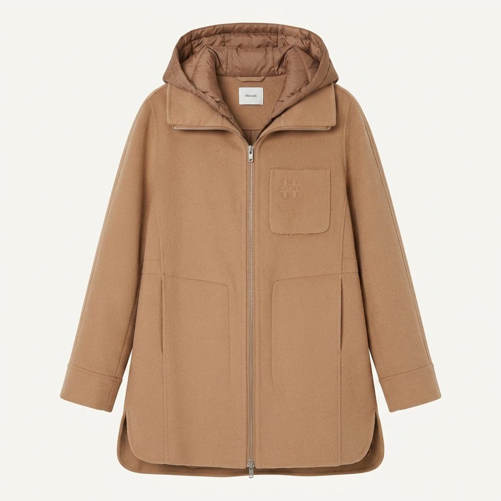 메종 블랑쉬 울 코트 one size 1