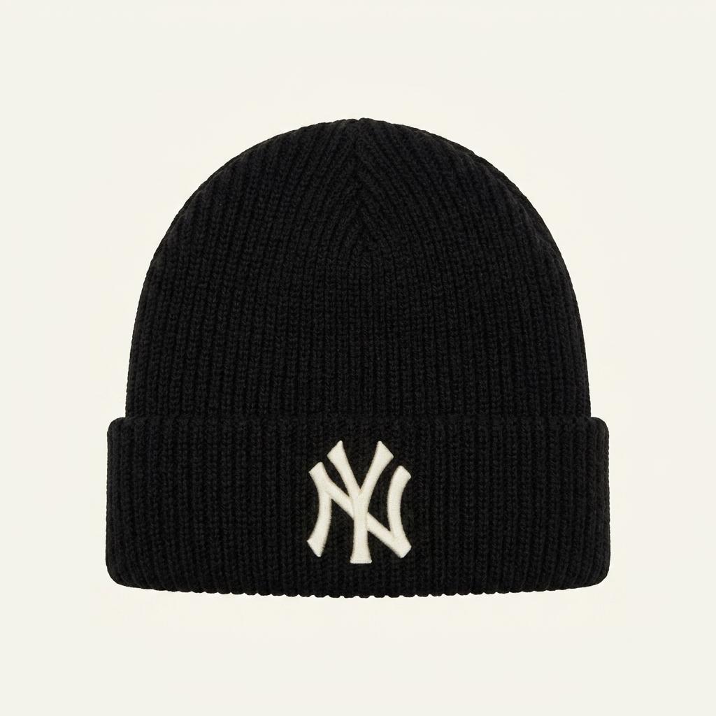 MLB NY 양키스 로고 비니 블랙 1