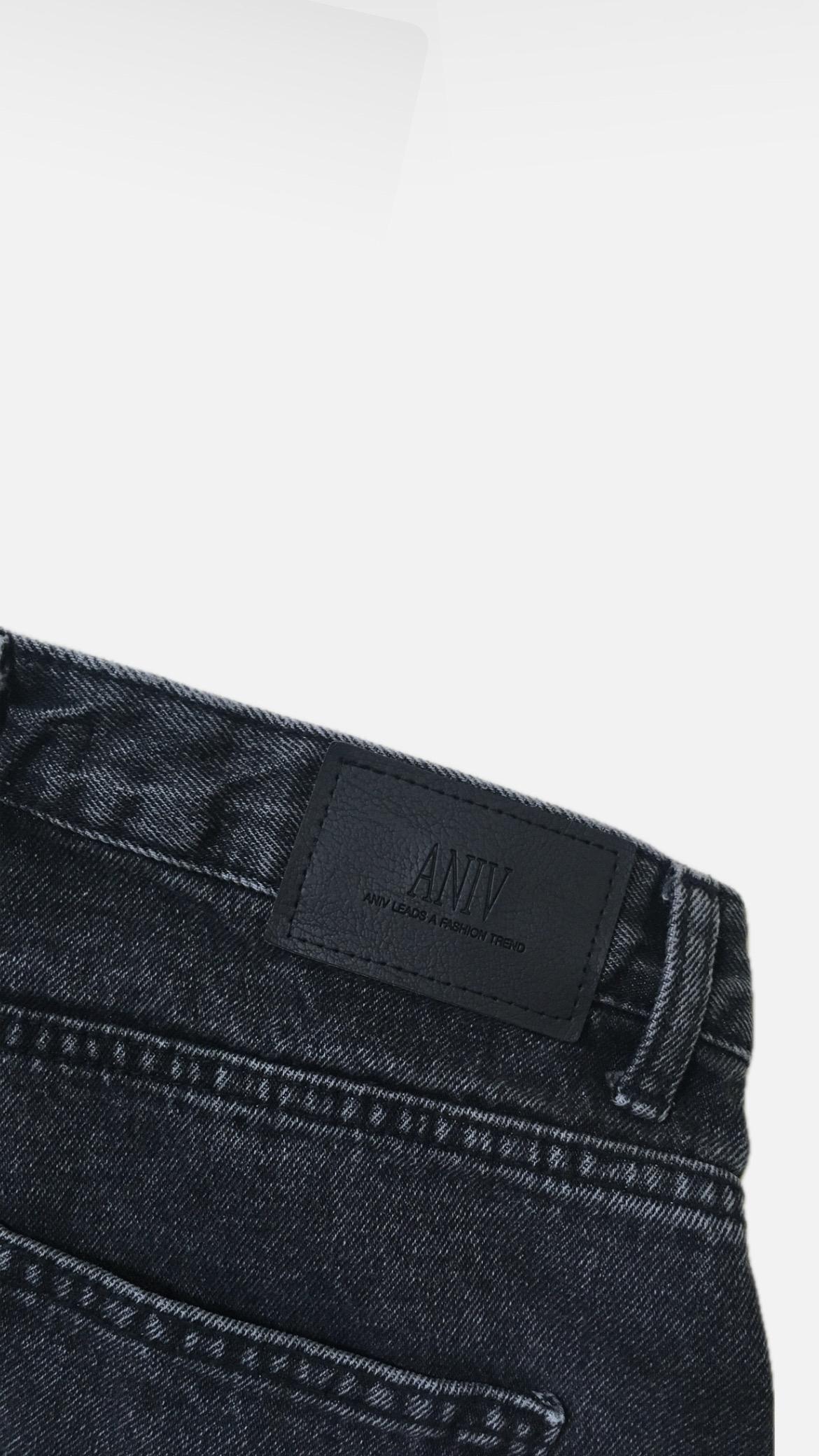 어니브 CAT BRUSH FADE WIDE DENIM PANTS RUSTY BLACK 7