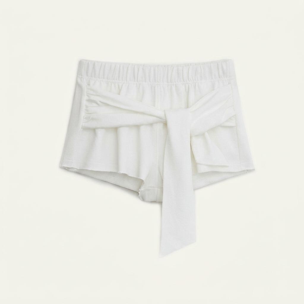 썬번프로젝트 Tie Raw-cut Sweat Shorts