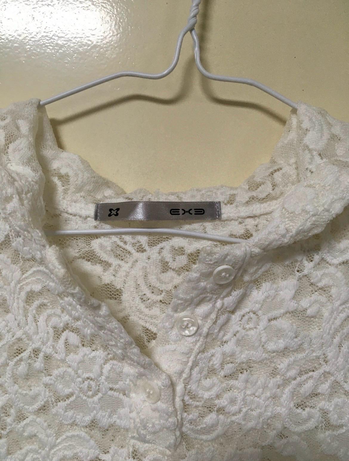 셋업이엑스이 LACE BUTTON HOODIE TOP 7