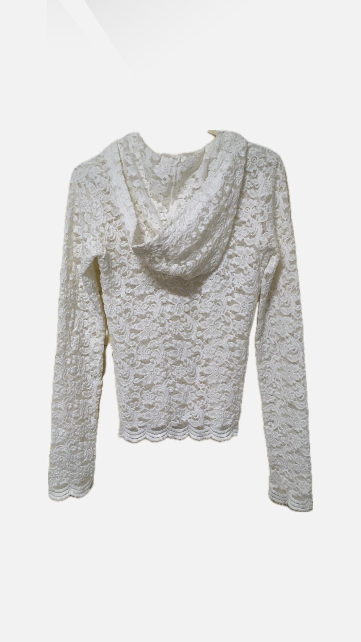 셋업이엑스이 LACE BUTTON HOODIE TOP 9