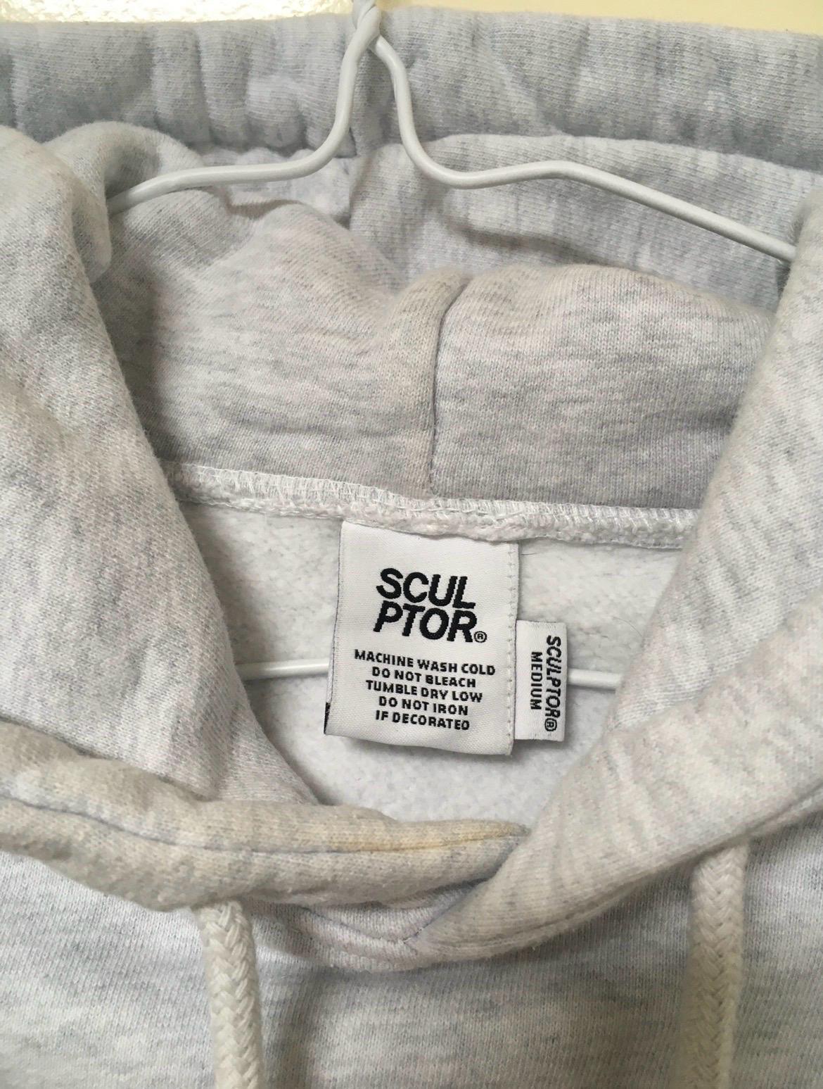 스컬프터 Effin No Peeking Hoodie White Melange  7