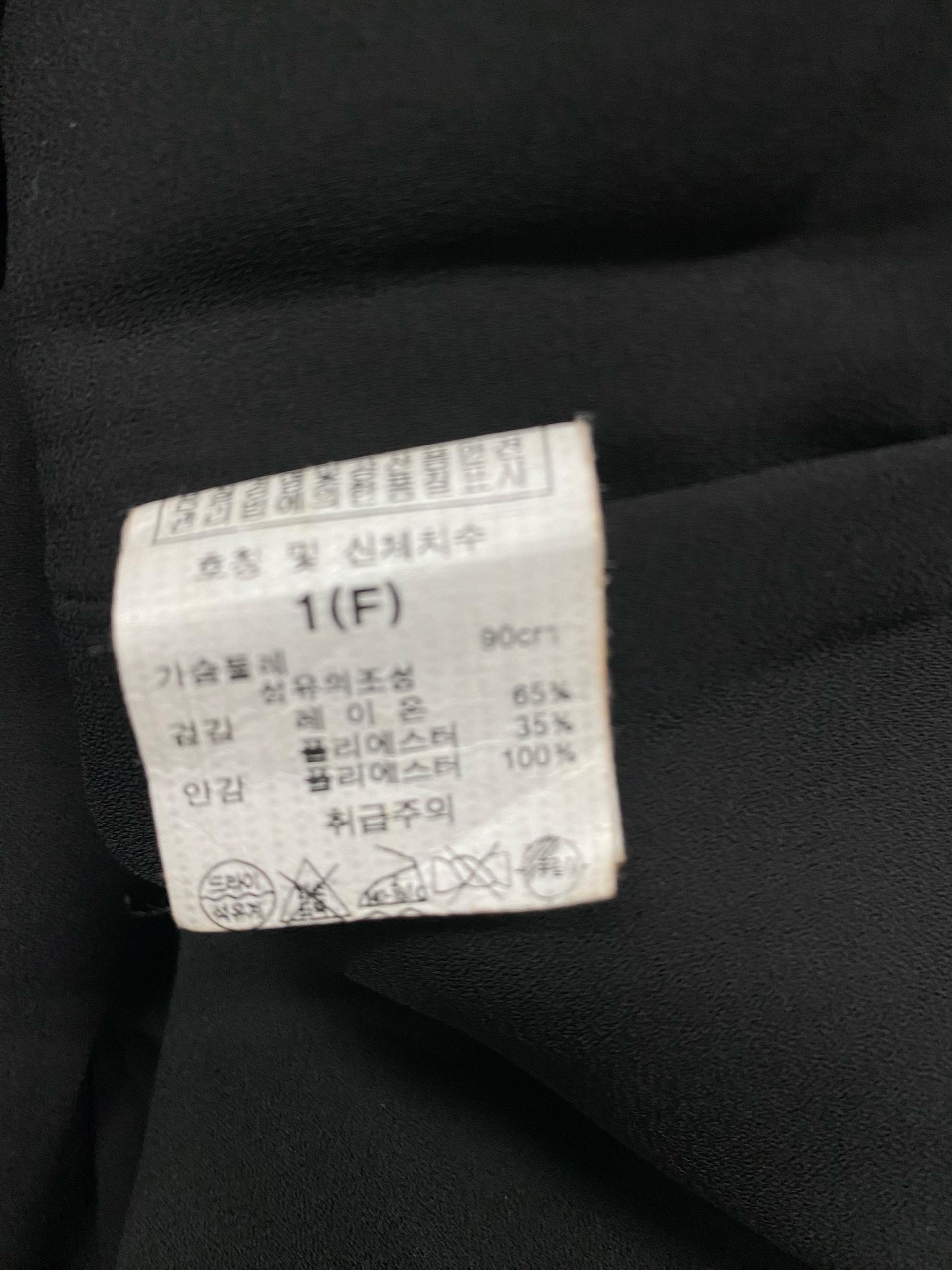 시에로 블랙 반팔 벨벳 미디 원피스  10