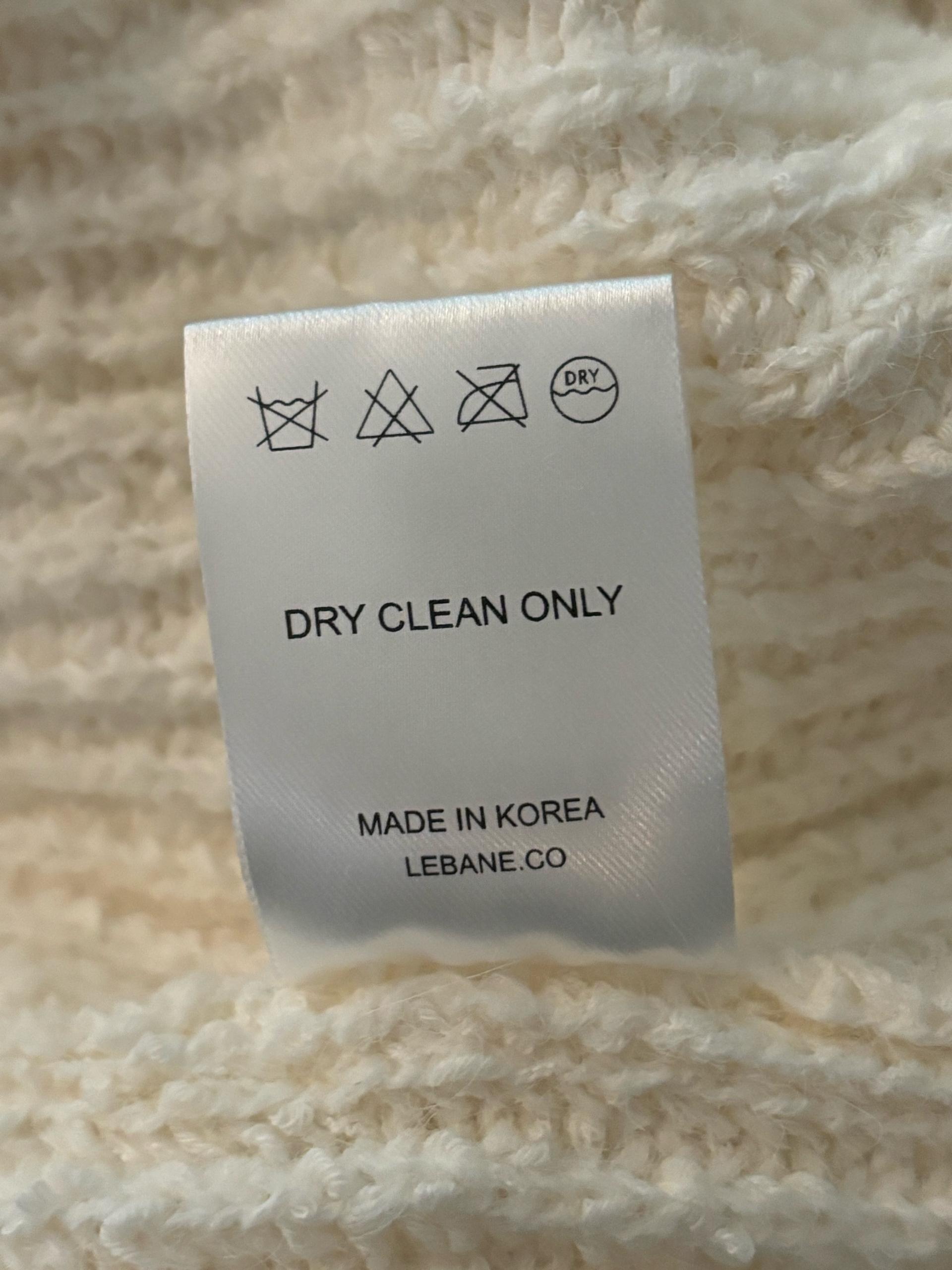 르베인 LEBANE 클라우드 알파카 니트 가디건 세트(아이보리) 10