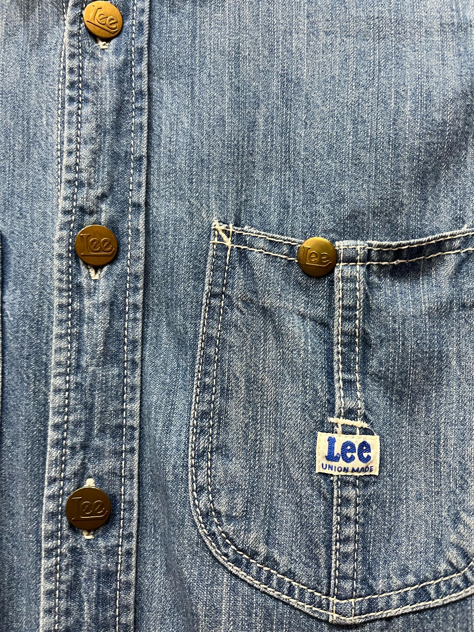 Lee 재팬 데님 원피스 셔츠 4