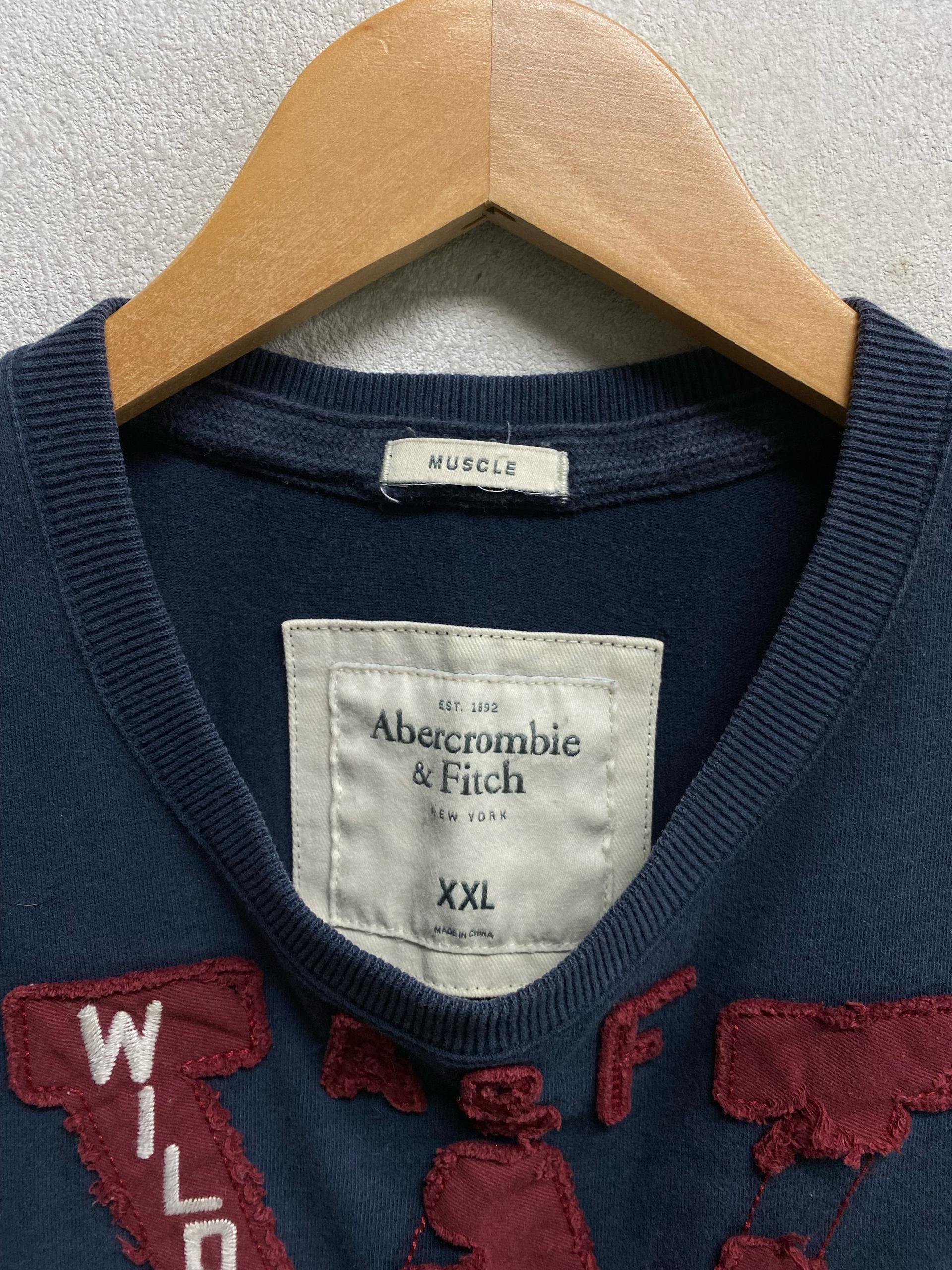 아베크롬비 A&F W 네이비 티셔츠 XL 6
