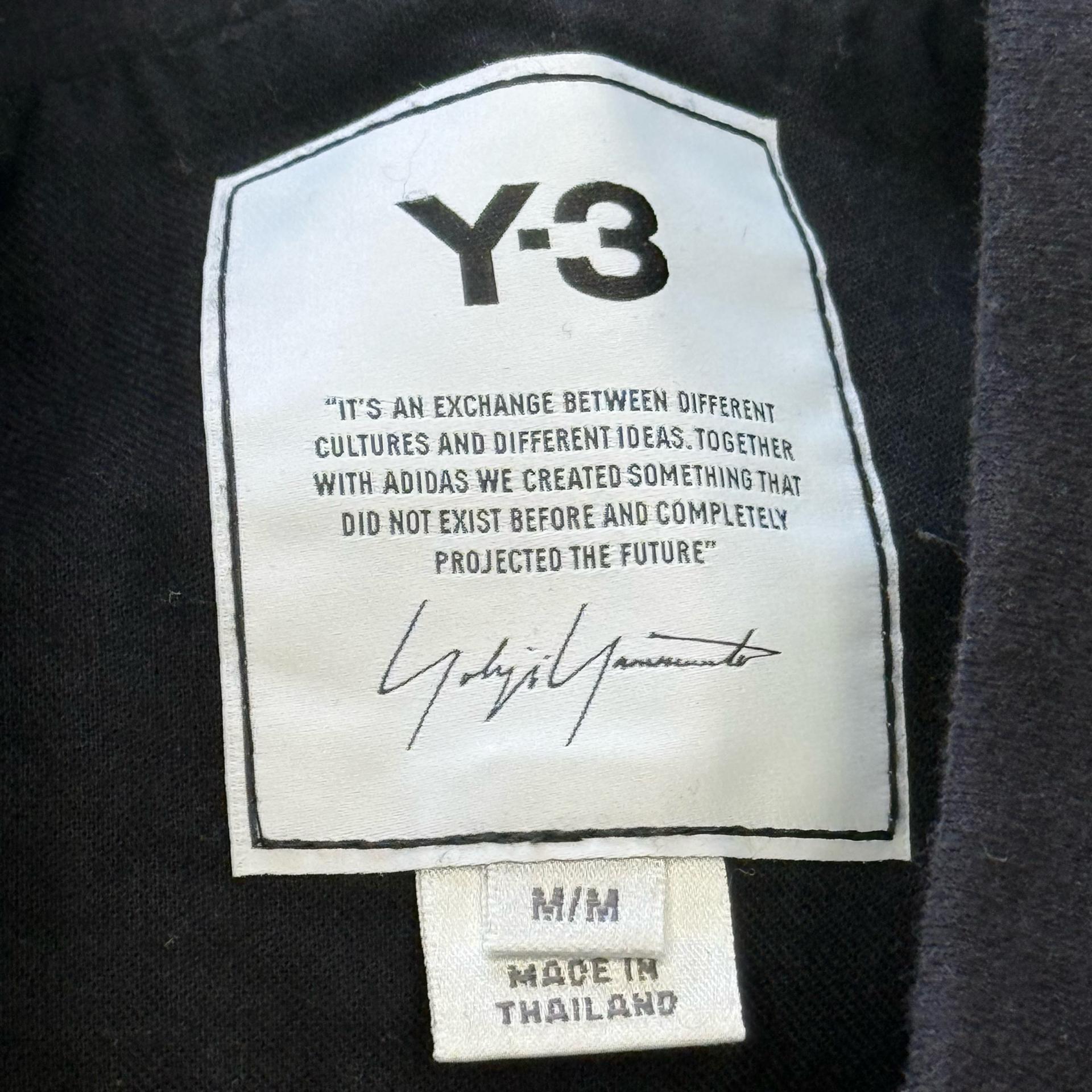 M Y-3 블랙 반팔 티셔츠 5