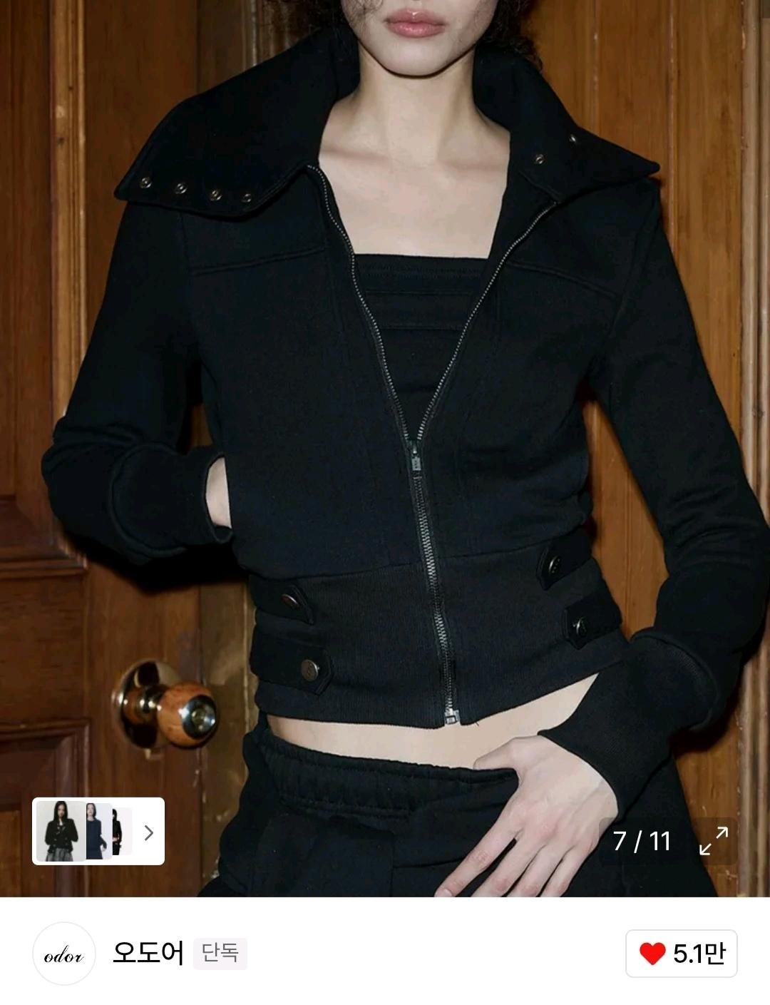 오도어 프레리 라인 자켓 블랙 2