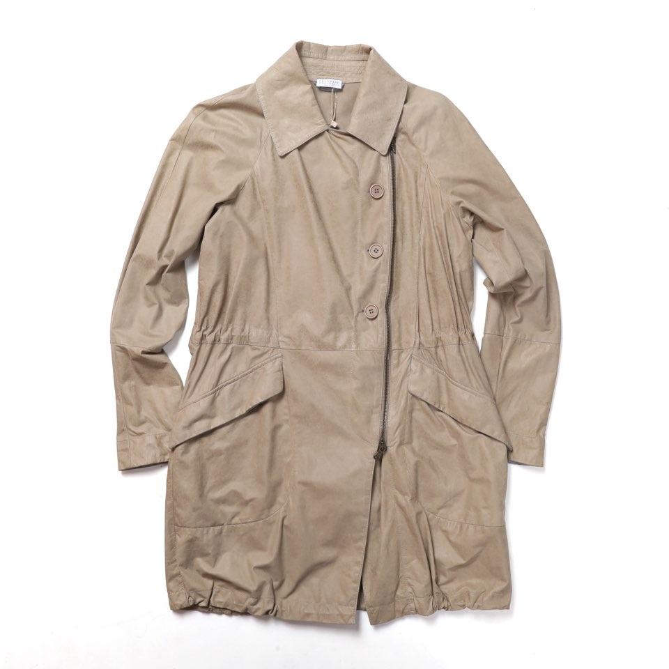 브루넬로 쿠치넬리 Brunello Cucinelli Leather Half Coat   가 4