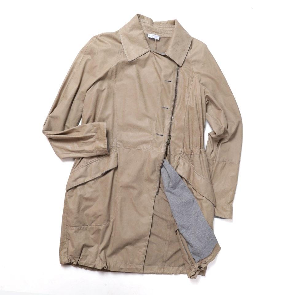 브루넬로 쿠치넬리 Brunello Cucinelli Leather Half Coat   가 3