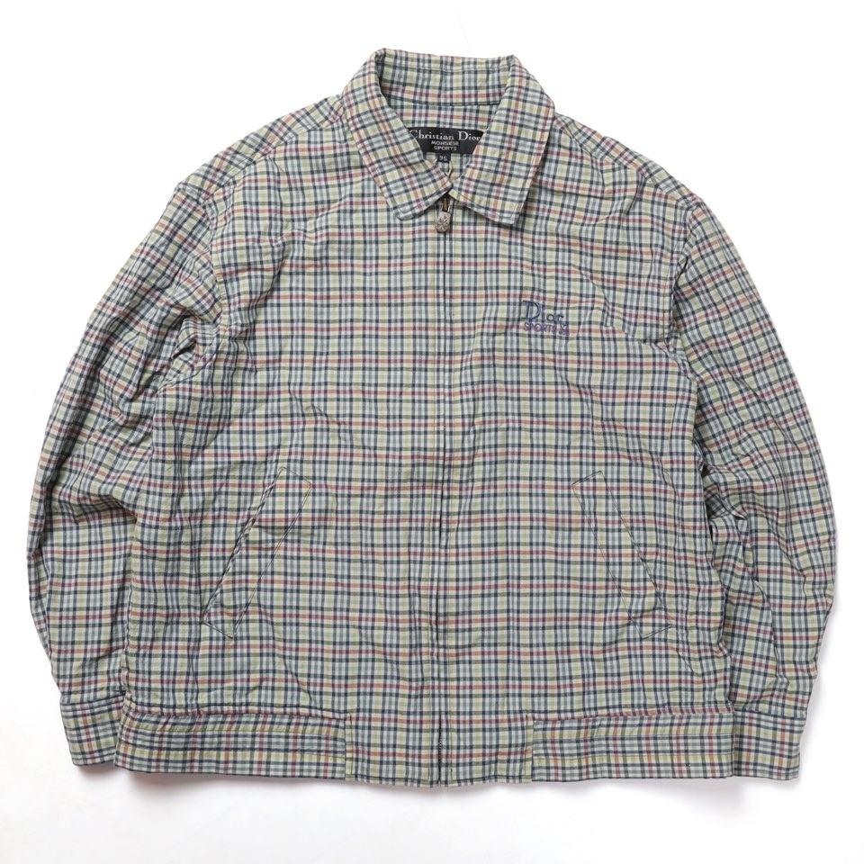크리스찬 디올 Christian Dior Check Logo Blouson Jacket 2