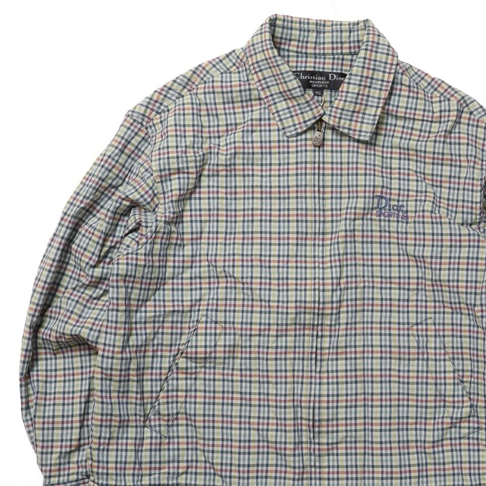 크리스찬 디올 Christian Dior Check Logo Blouson Jacket 3