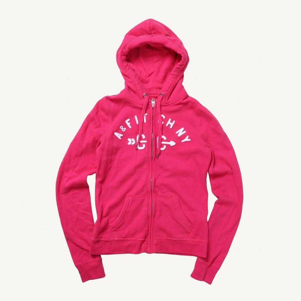아베크롬비 Abercrombie & Fitch Logo Hood Zip Up 1