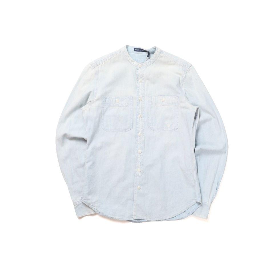 랄프로렌 Ralph Lauren Denim Non Collar Shirt 2