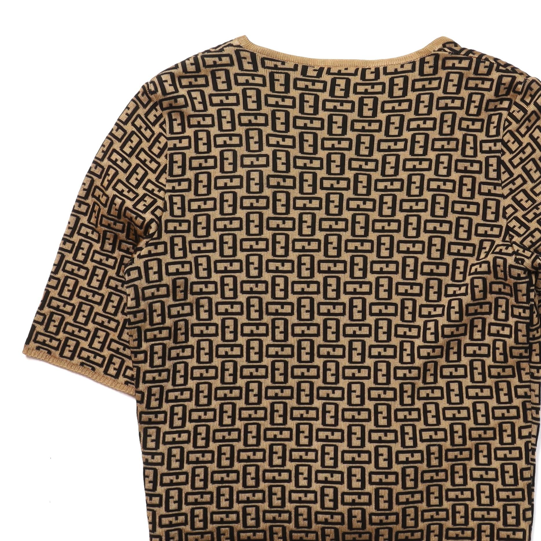 펜디 Fendi Rayon Blended Half Sleeve Cardigan Set Up 6