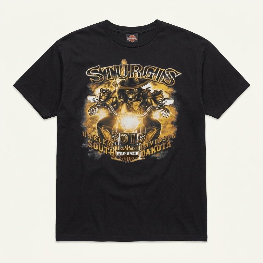 할리 데이비슨 Harley Davidson Printing T-shirt 1