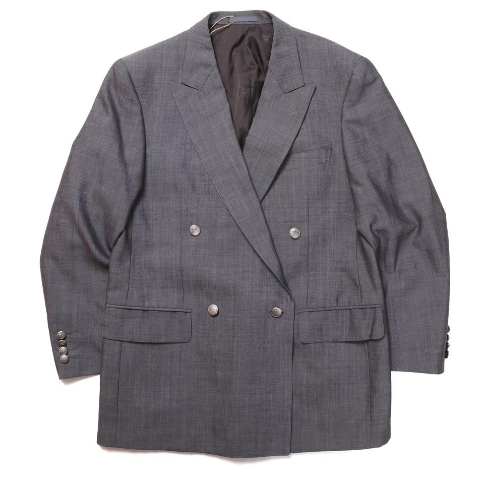 버버리 Burberry Gold Button Double Breasted Wool 2