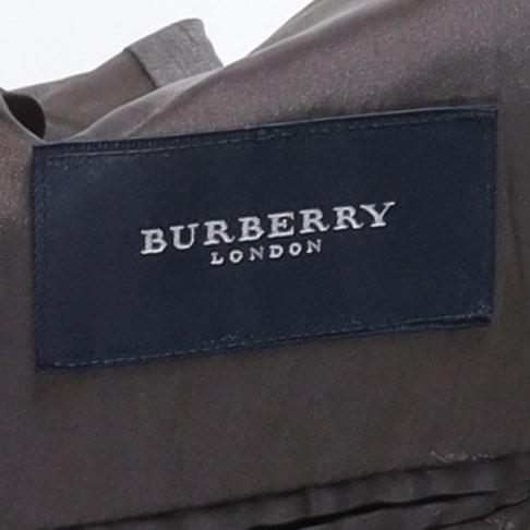 버버리 Burberry Gold Button Double Breasted Wool 8