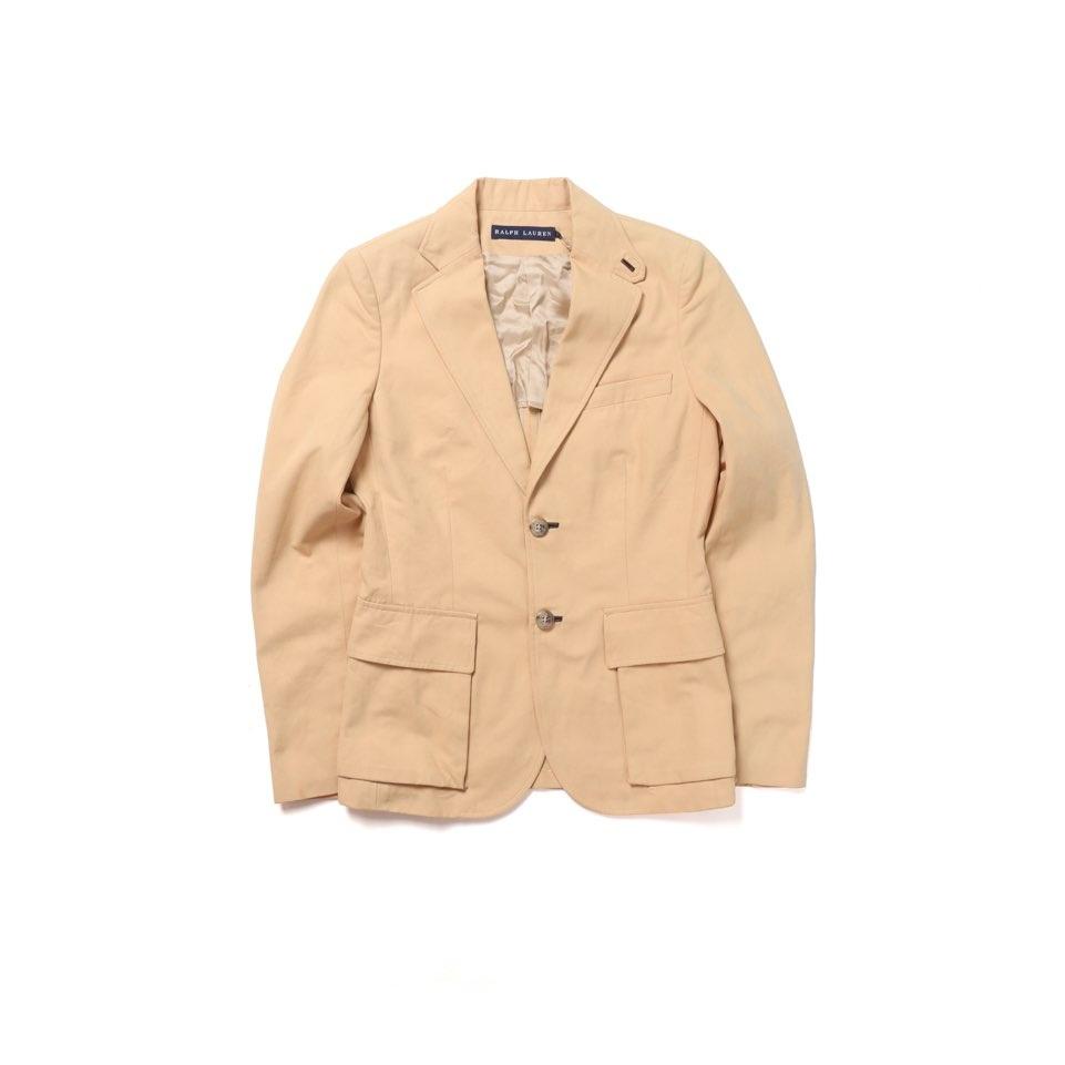 랄프로렌 RALPH LAUREN 2B Cotton Blazer 2