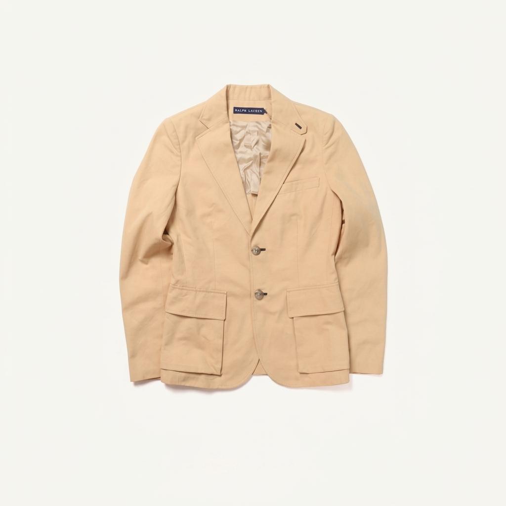 랄프로렌 RALPH LAUREN 2B Cotton Blazer 1
