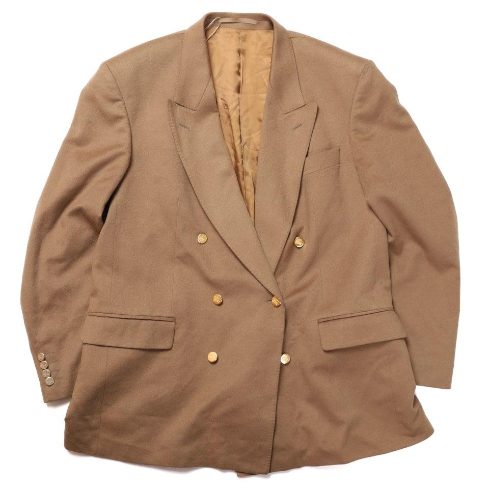 버버리 Burberrys Double Breasted Gold Button Wool 2