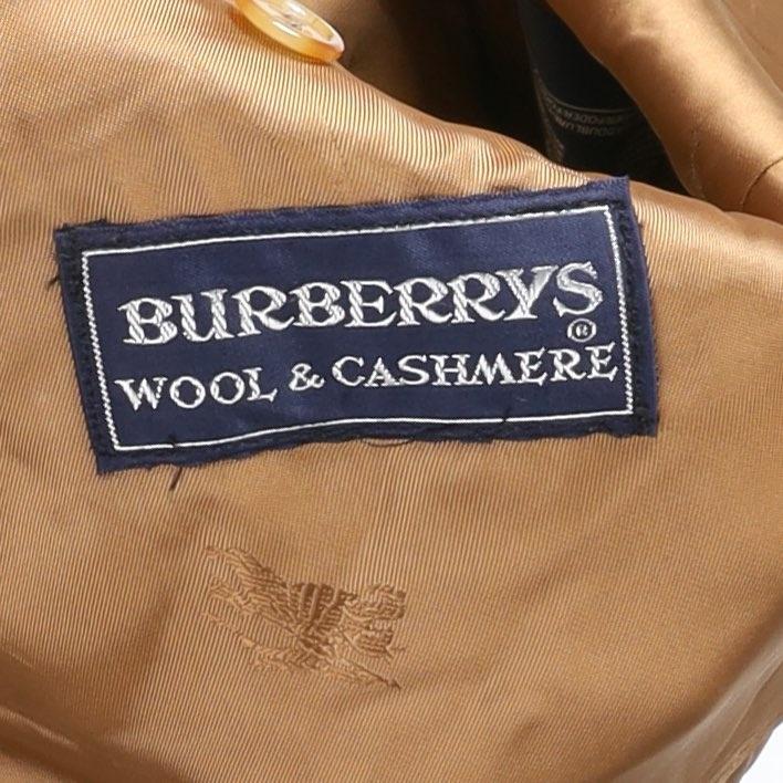 버버리 Burberrys Double Breasted Gold Button Wool 9