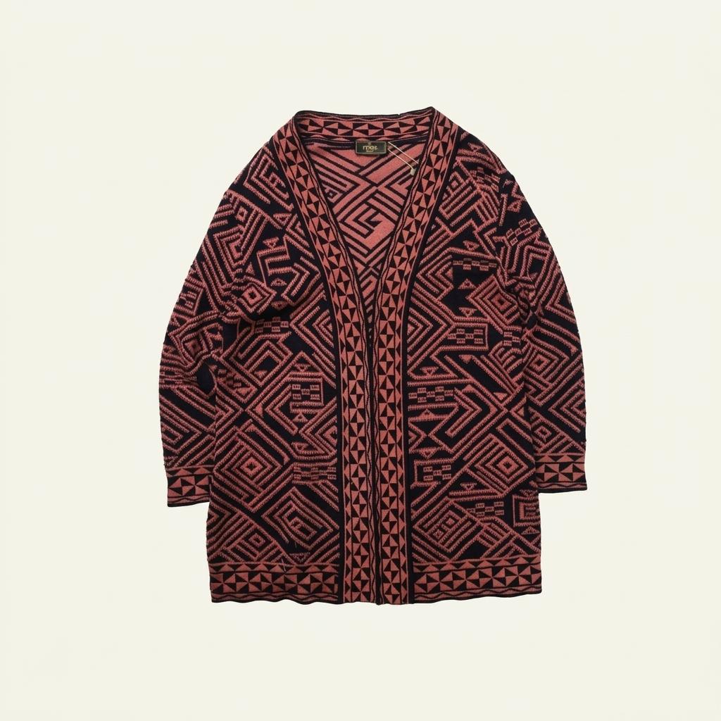 펜디 Fendi Aztec Wool Cardigan 1