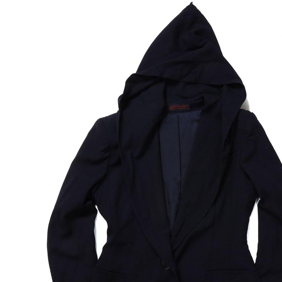 준코 코시노 Junko Koshino Wool Hood Blazer 3
