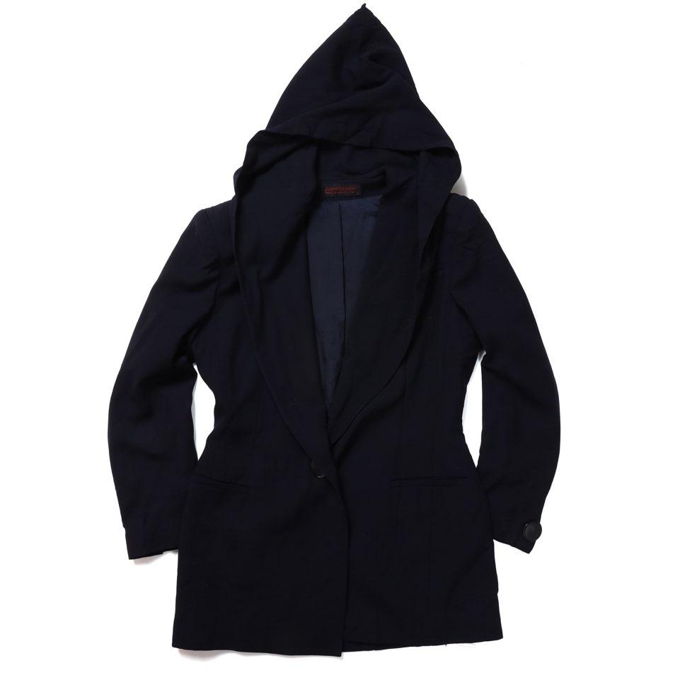 준코 코시노 Junko Koshino Wool Hood Blazer 2