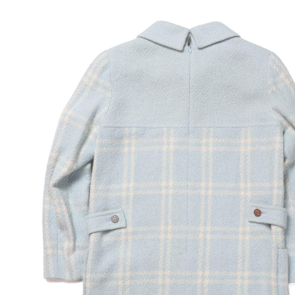 꾸레쥬 Courreges Mohair Wool Check Dress 6