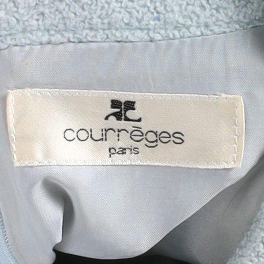 꾸레쥬 Courreges Mohair Wool Check Dress 8