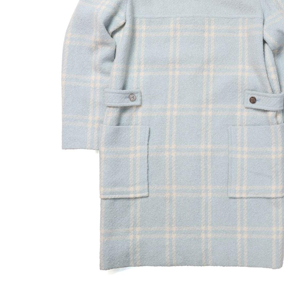 꾸레쥬 Courreges Mohair Wool Check Dress 4