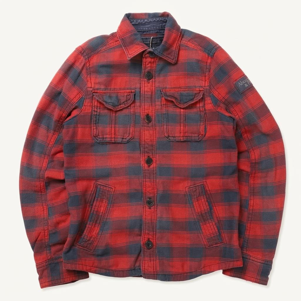 아베크롬비 Abercrombie Check Pattern Shirt 1