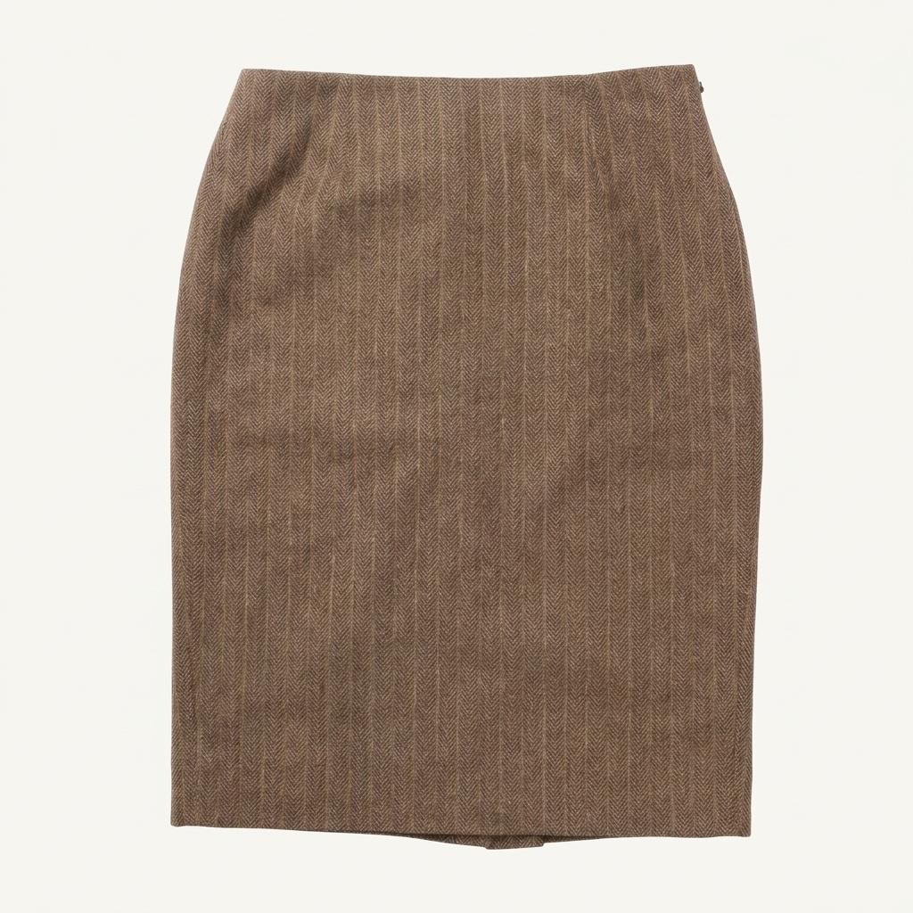 랄프로렌  Ralph Lauren Wool Midi Skirt 1