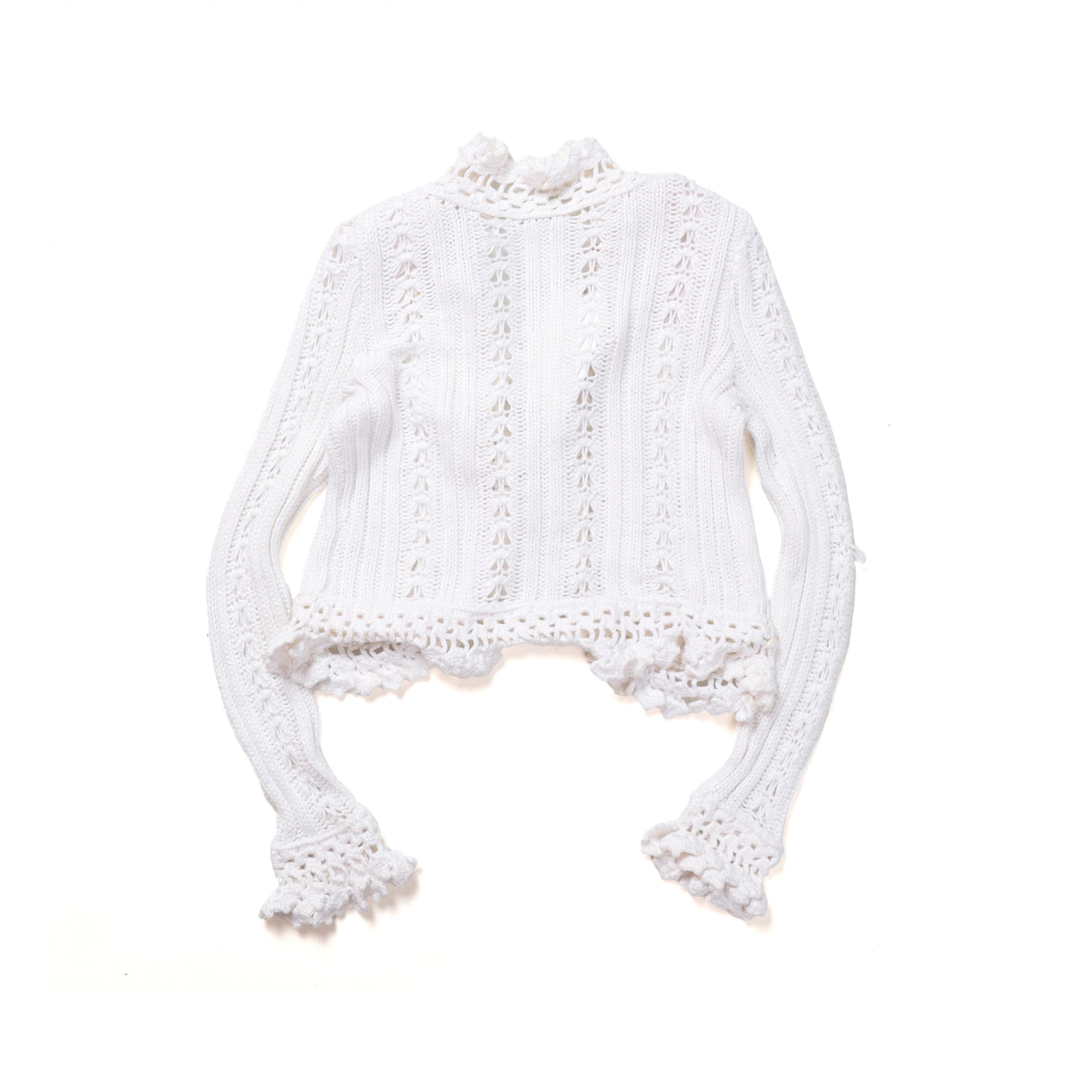 샤넬 Chanel Crochet Knit Cardigan 5