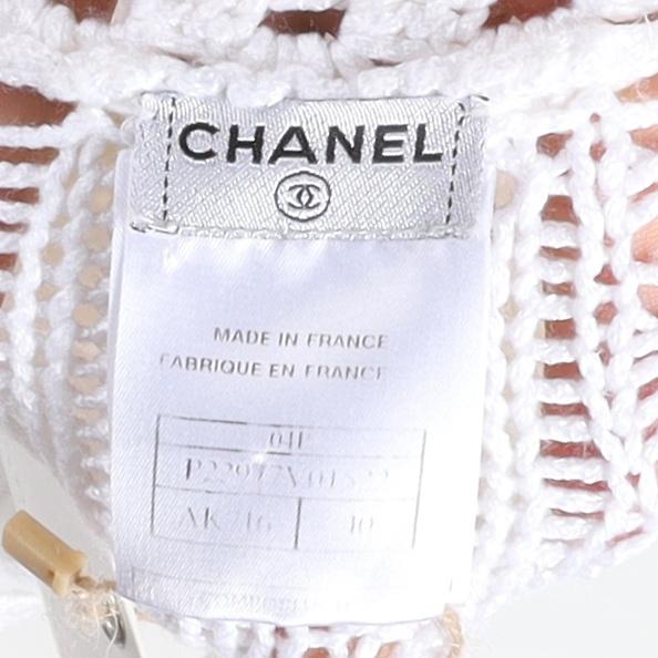 샤넬 Chanel Crochet Knit Cardigan 8