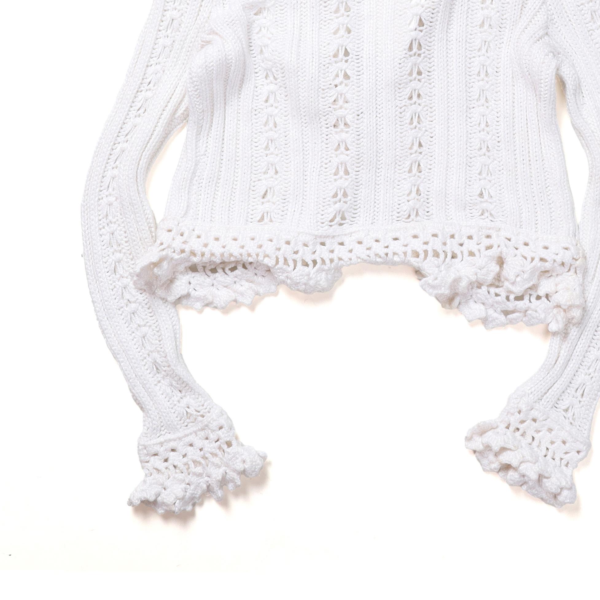 샤넬 Chanel Crochet Knit Cardigan 7