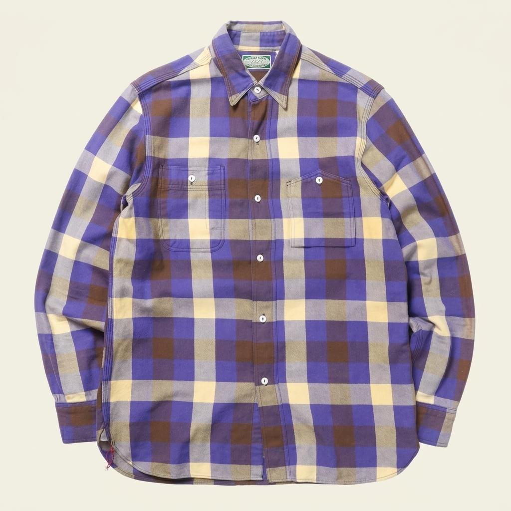 슈가케인 Sugar Cane Check Shrit 1