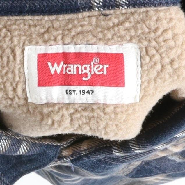 랭글러 Wrangler Check Pattern Fleece Shirt 8