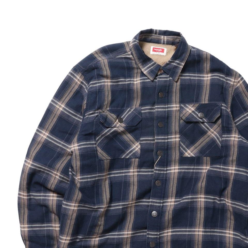 랭글러 Wrangler Check Pattern Fleece Shirt 3