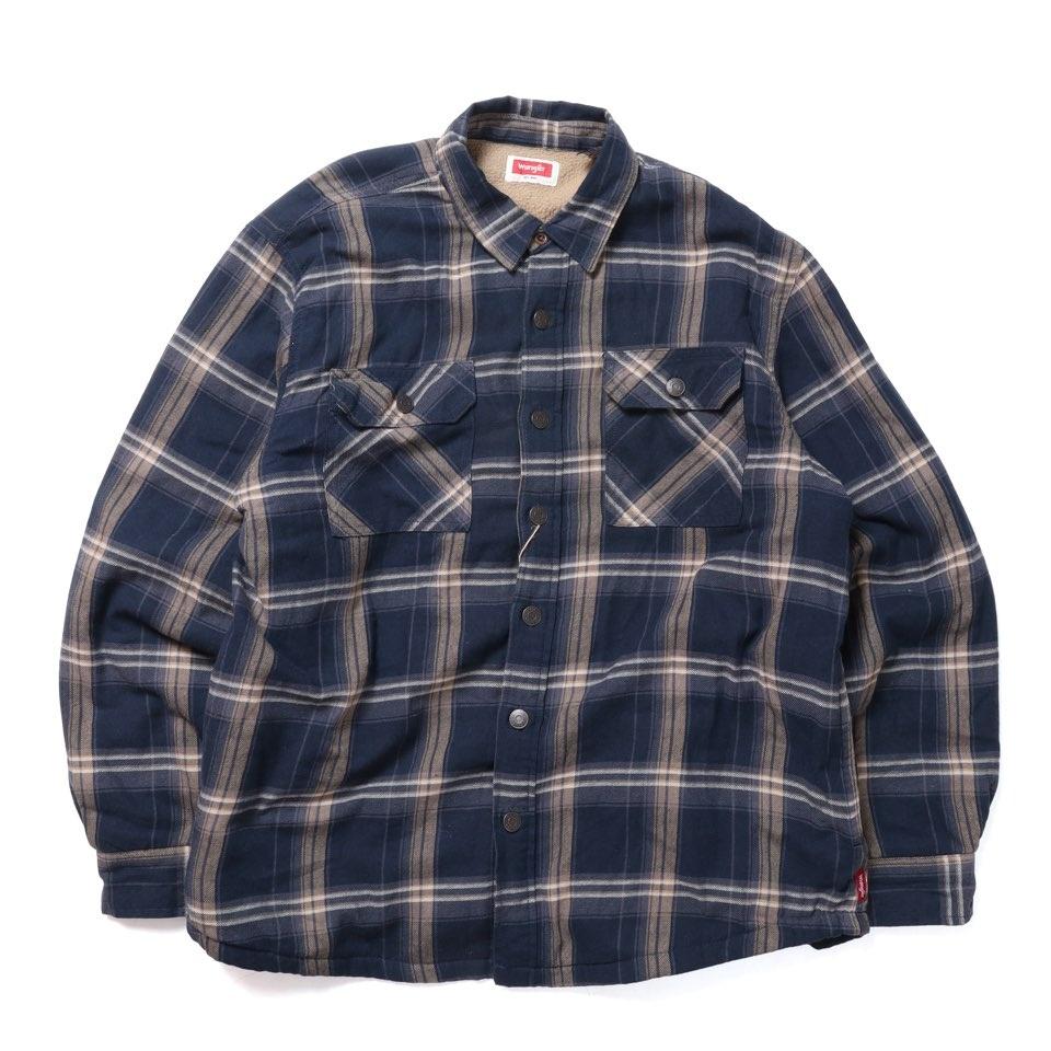 랭글러 Wrangler Check Pattern Fleece Shirt 2