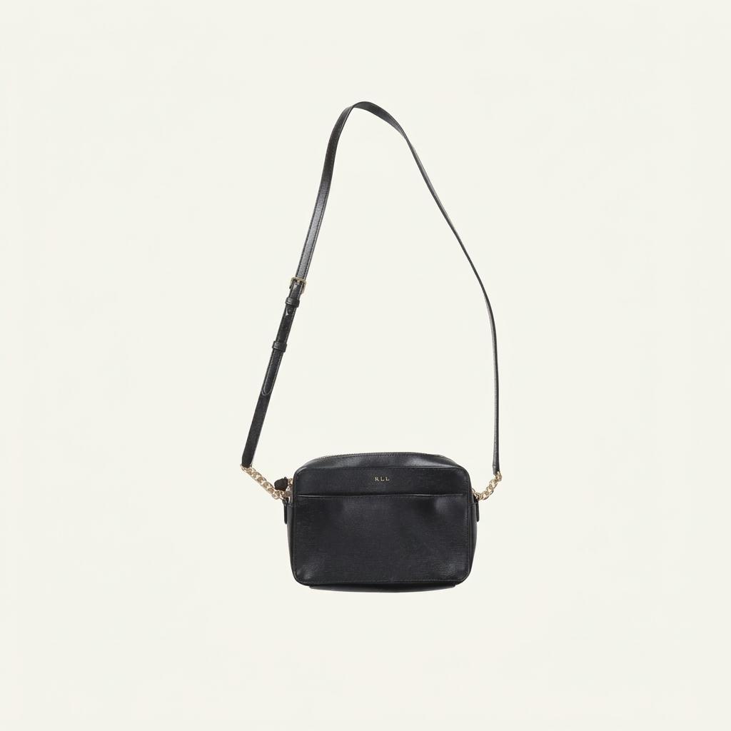 로렌 랄프로렌 Lauren Ralph Lauren Cow Hide Cross Bag 1