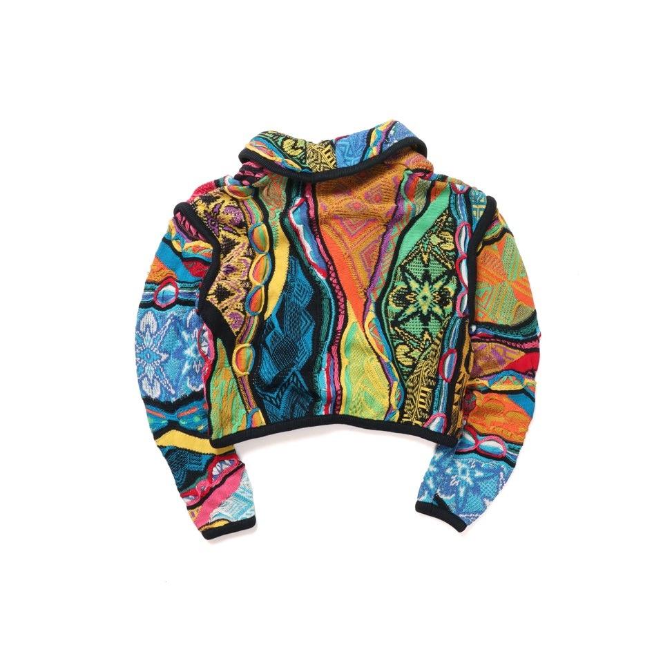 쿠지 Coogi Cable Knit Zip Cardigan 5