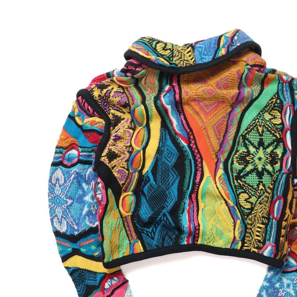 쿠지 Coogi Cable Knit Zip Cardigan 6