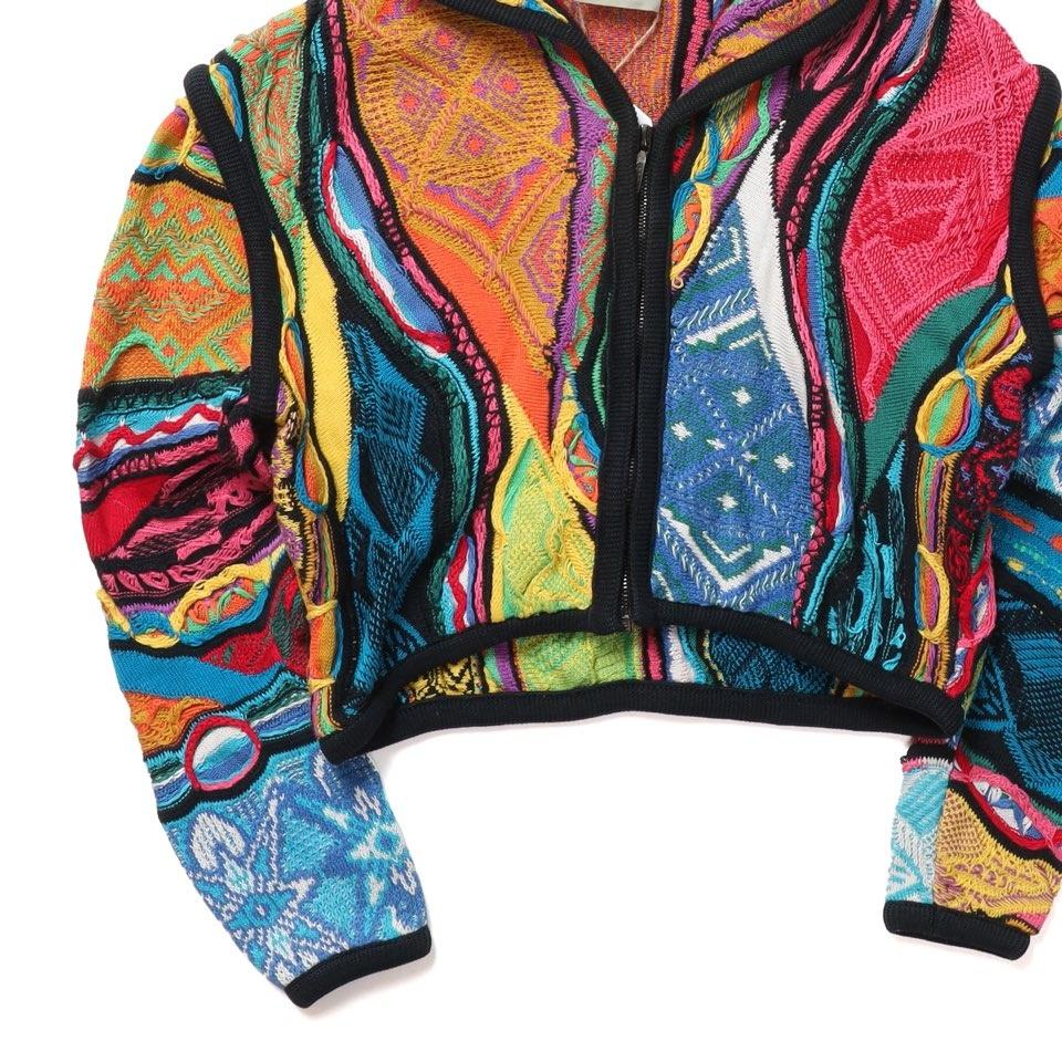 쿠지 Coogi Cable Knit Zip Cardigan 4