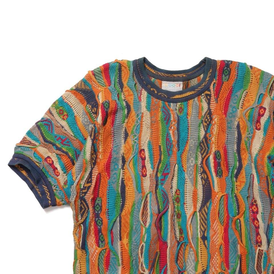 쿠지 Coogi Cable Knit T-shirt 3